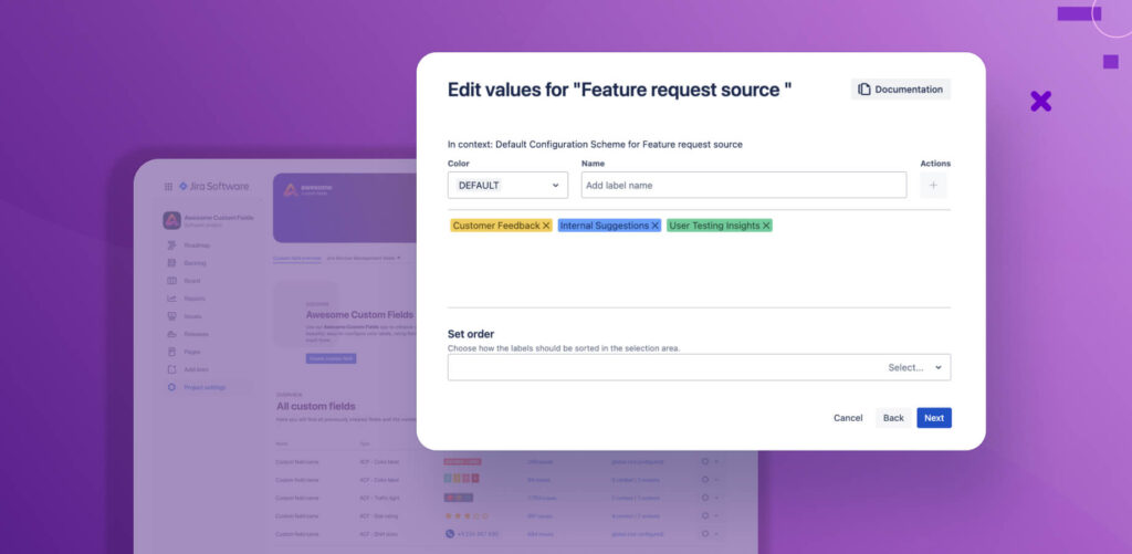 Configuring color labels in Jira