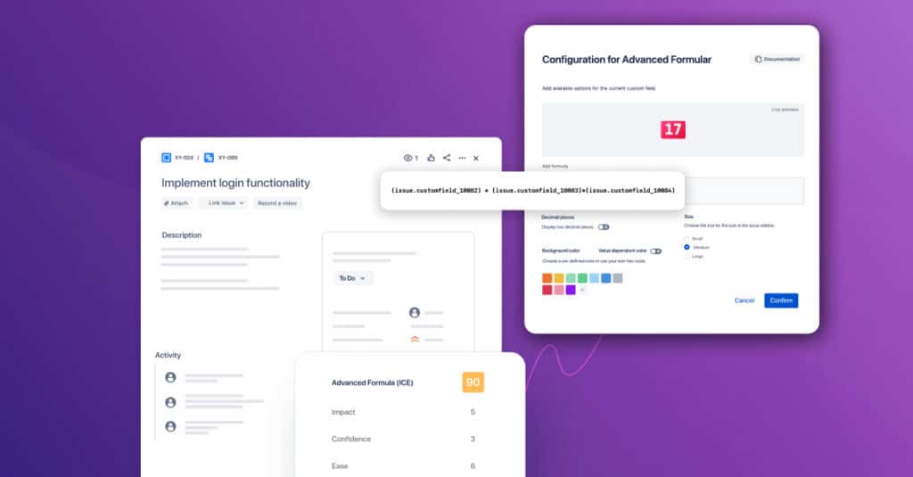 Awesome Custom Fields for Jira estimation formulas