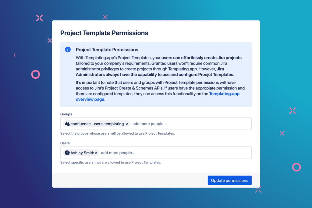 Templating.app project creation step 2