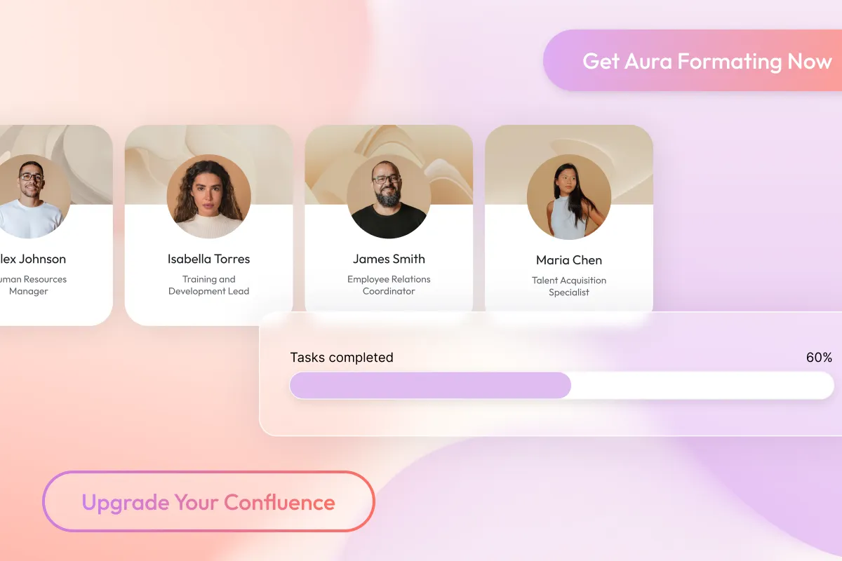 Aura Formatting – Visual elements that guide readers