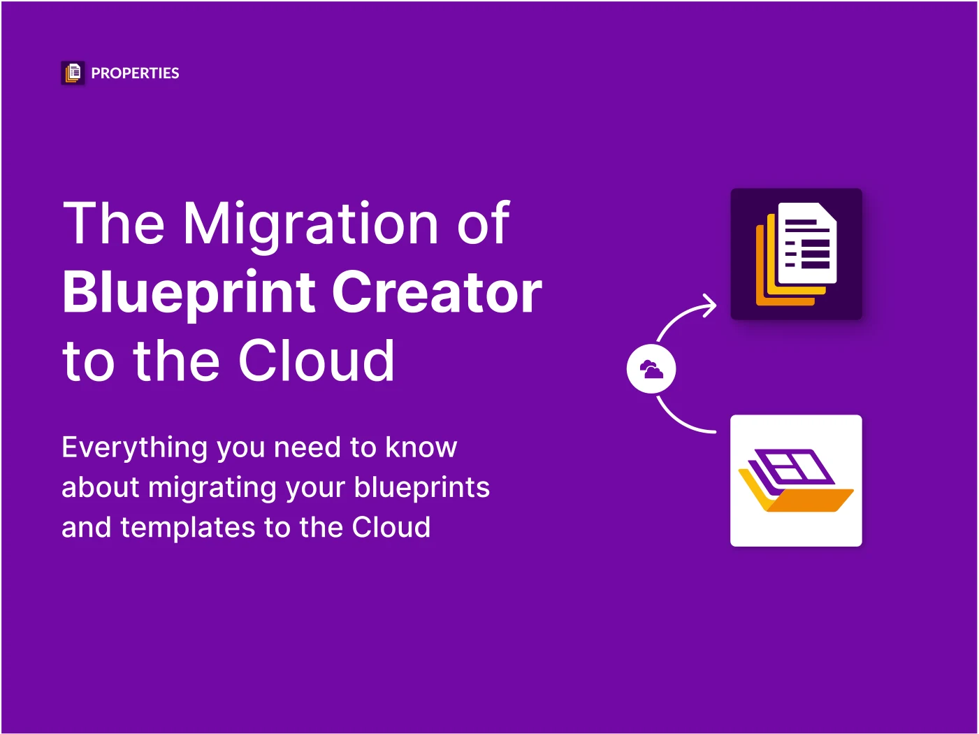 Cover of the whitepaper The Migration of Blueprint Creator to the Cloud