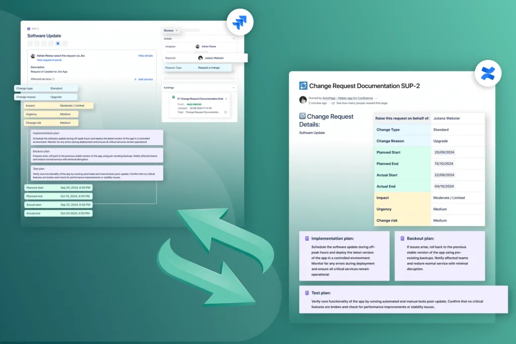 AutoPage – Change Requests