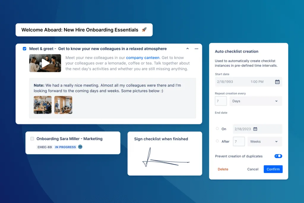 Didit Checklists – Advanced checklist options