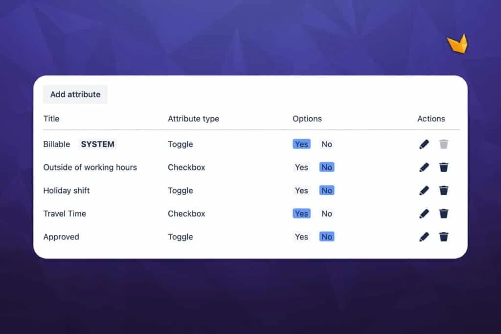 Timesheet Builder – Attach attributes to worklogs
