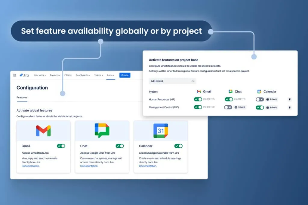 Jigo – Set feature availability globally or by Jira project