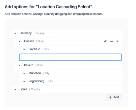 jira custom fields ultimate guide - Awesome Custom Fields cascading select field