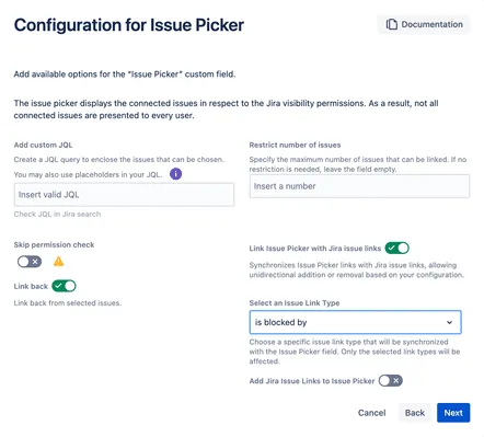 jira custom fields ultimate guide - Awesome Custom Fields issue picker configuration