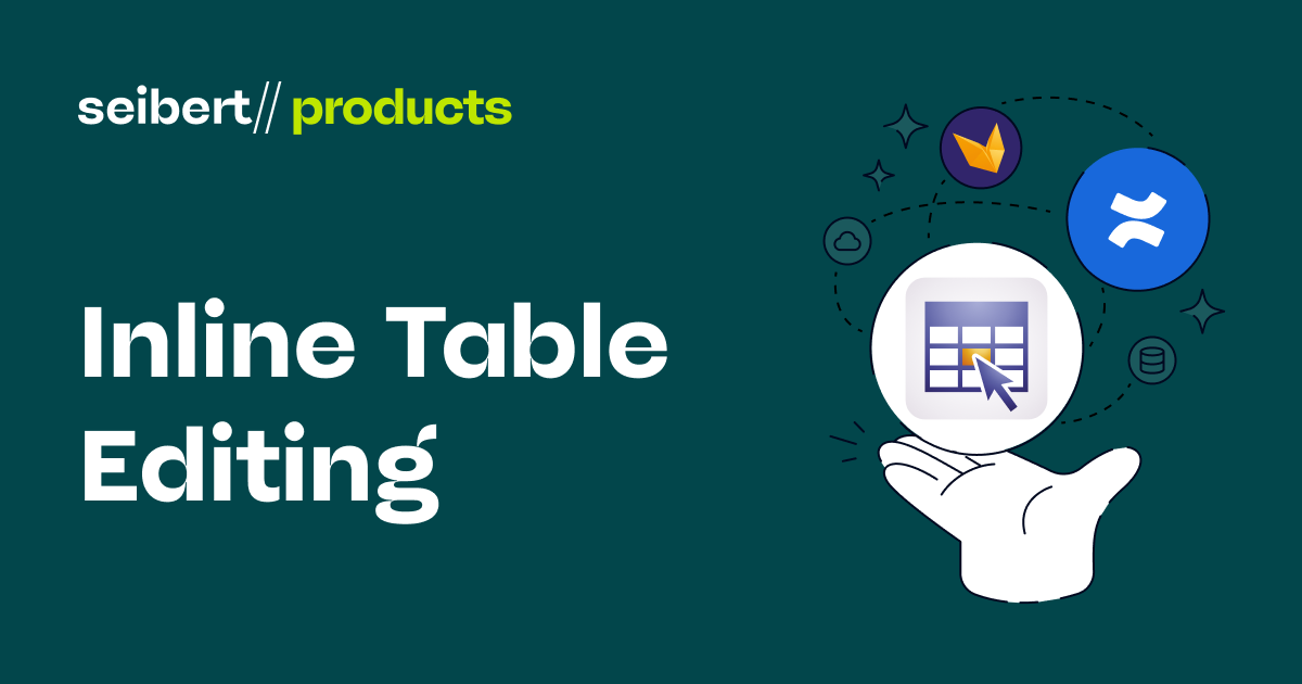 Inline Table Editing for Confluence