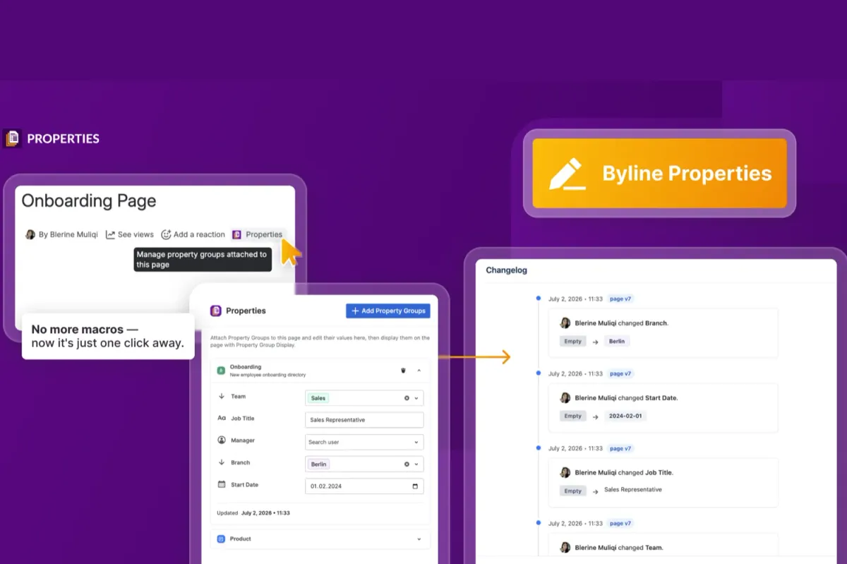 Properties – Capture and structure information with Properties