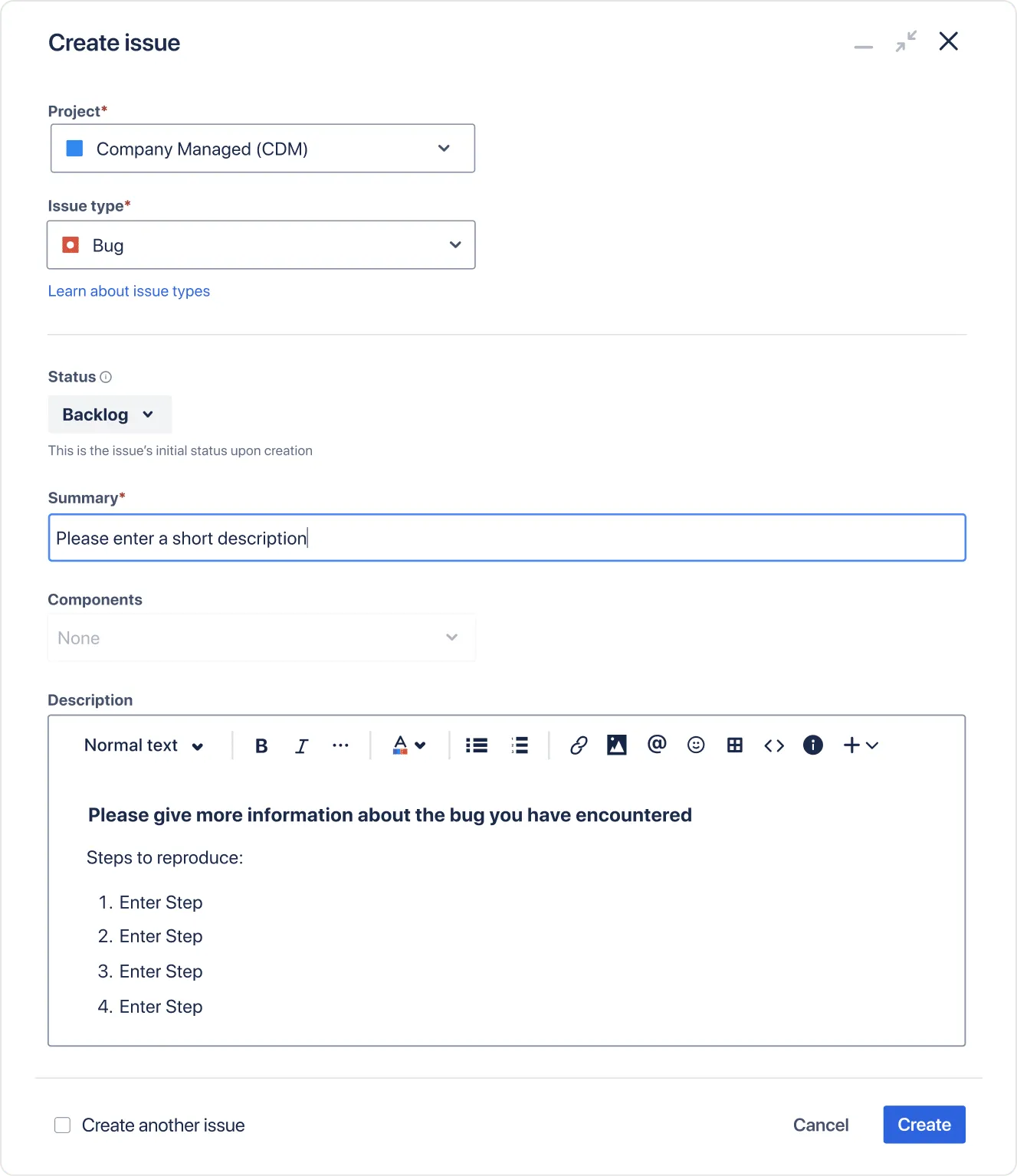 ultimate-guide-jira-ticket-templates-project-templates-Bug-Reporting-Screenshot