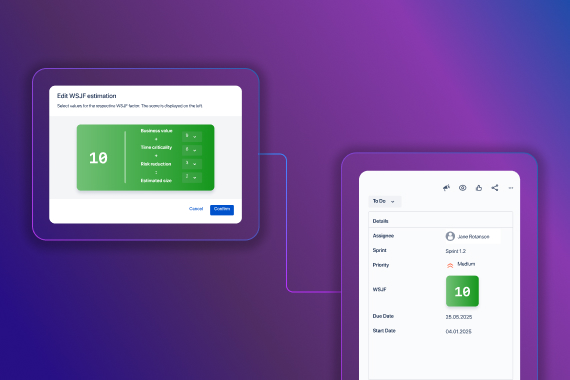 WSJF framework in Jira