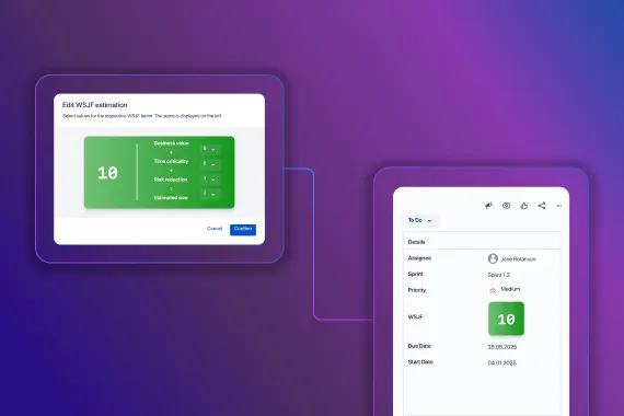 WSJF framework in Jira